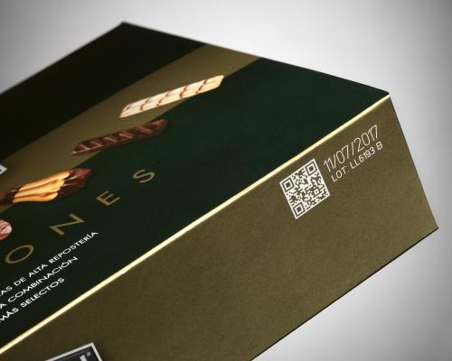 Laser coding on food packaging