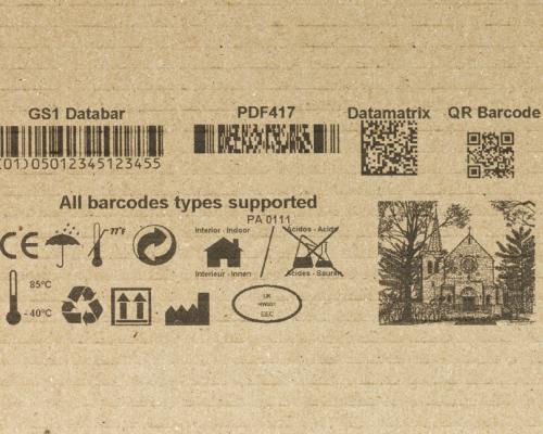 Batch numbers and expiry dates printed on logistics packaging for traceability.