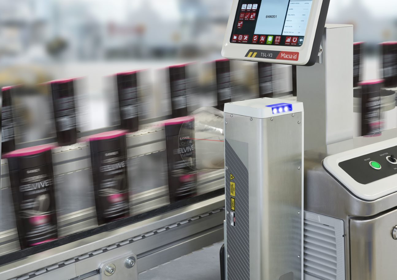 SPA2 laser for metal substrate coding on cans