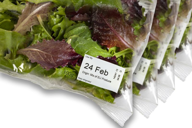 Linx TT750 printer coding on flexible packaging materials.