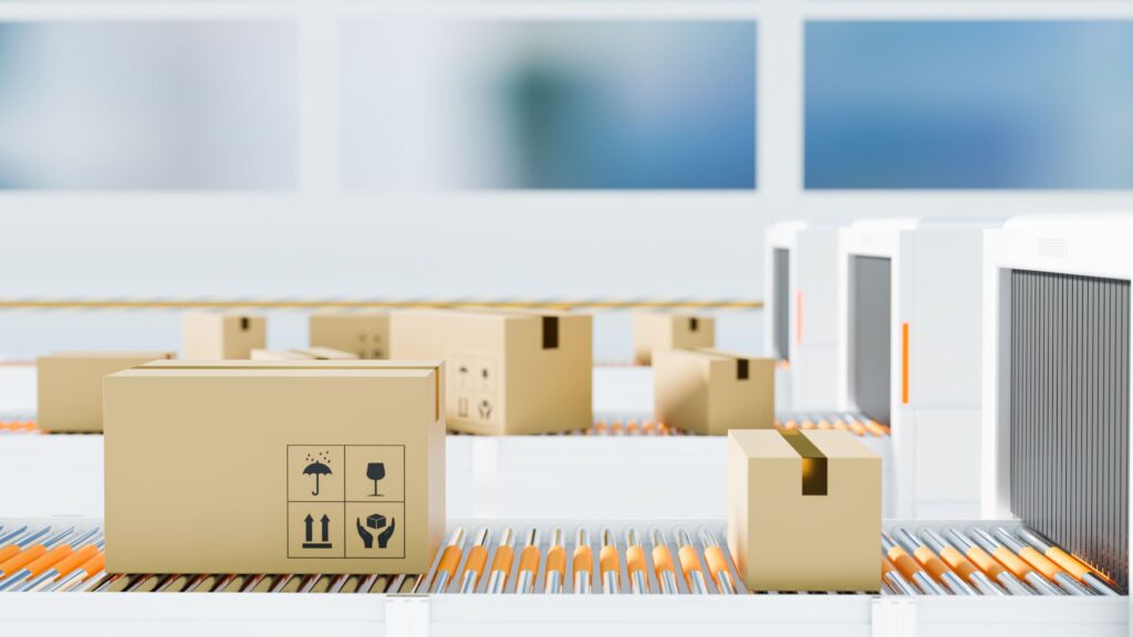 Automated warehouse with Macsa ID solutions for warehouse automation and traceability