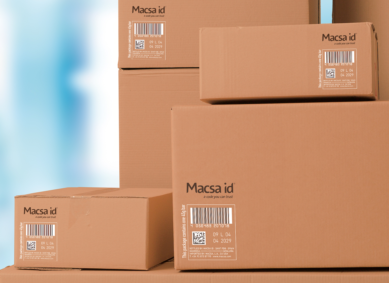 sustainable laser marking on cardboard packaging